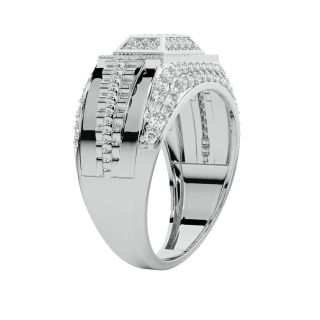 Moritz Round Diamond Ring For Him